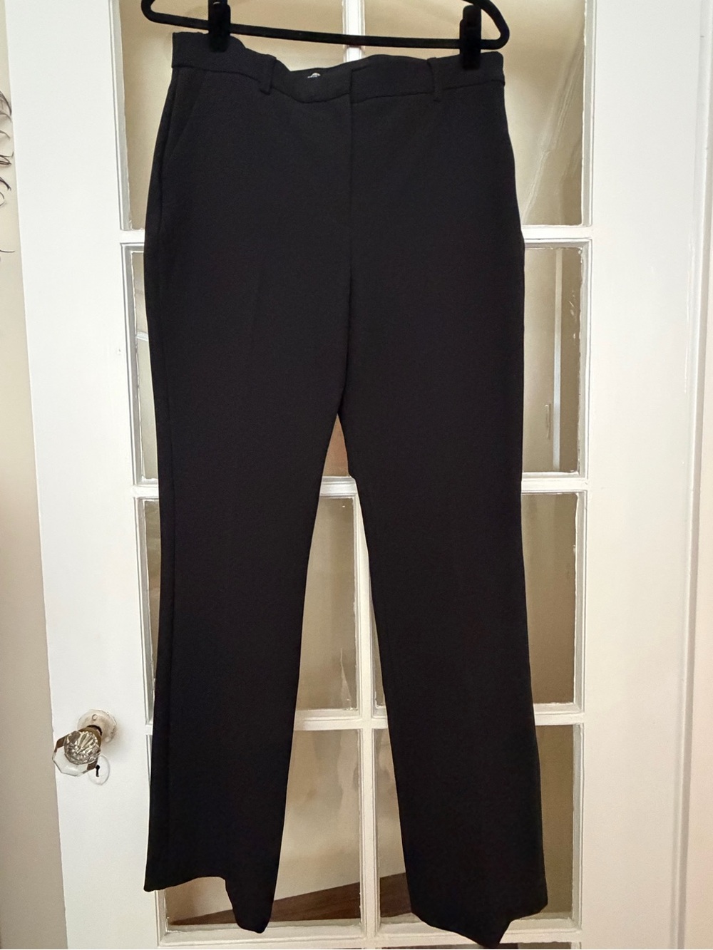 Express Black Straight-Leg Dress Pants